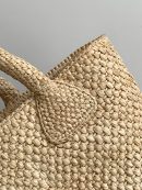 1:1 Replica Celine Supple Small Triomphe Classic Panier Beige For Women 23cm / 9in 114352FF7.04LU