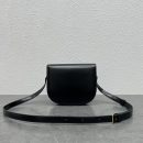 1:1 Replica Celine Teen Besace Triomphe Black For Women 4in/10cm 110413BF4.38NO