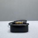 1:1 Replica Celine Teen Triomphe Bag Black For Women 4in/11cm 188423BF4.38NO