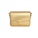 1:1 Replica Celine Teen Triomphe Bag Gold For Women 18.5cm / 7in 188424ESH.35OR