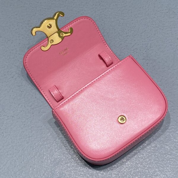1:1 Replica Celine Teen Triomphe Bag Pink For Women 7in/19cm