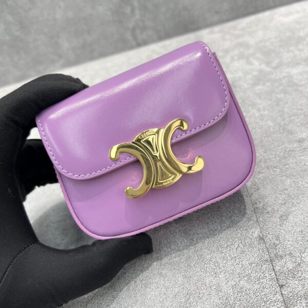 1:1 Replica Celine Teen Triomphe Bag Violet For Women 7in/19cm