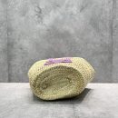1:1 Replica Celine Teen Triomphe Celine Classic Panier In Palm Leaves And Lizard Violet For Women 8in/20cm