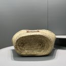 1:1 Replica Celine Teen Triomphe Celine Classic Panier In Palm Leaves With Heart Patch Brown For Women 10in/25cm 194002DUI.04LU