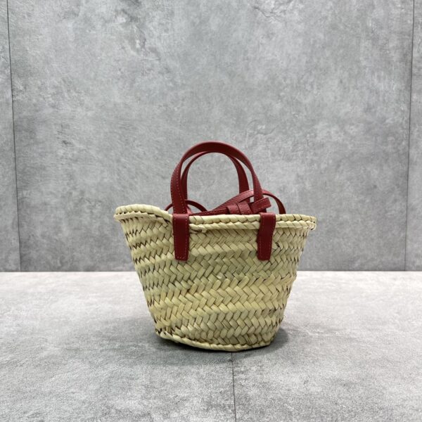 1:1 Replica Celine Teen Triomphe Classic Pannier Tote Dark Pink For Women 8in/20cm