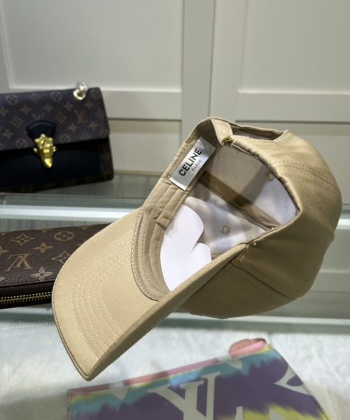 Celine Triomphe Baseball Cap Beige Celine Cap