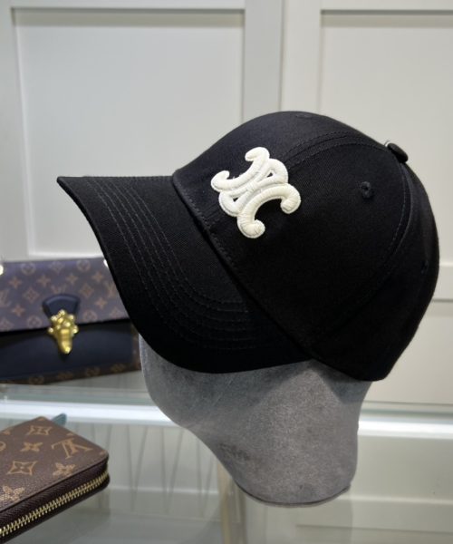 Celine Triomphe Baseball Cap Black Celine Cap