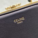 1:1 Replica Celine Triomphe Minaudiere Black For Women 4in/10cm