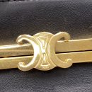 1:1 Replica Celine Triomphe Minaudiere Black For Women 4in/10cm