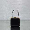 1:1 Replica Celine Triomphe Minaudiere Black For Women 4in/10cm