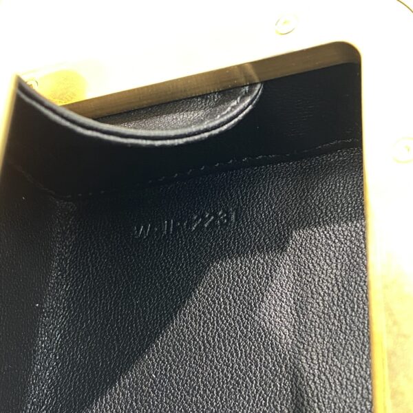 1:1 Replica Celine Triomphe Minaudiere Black For Women 4in/10cm