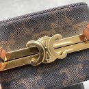 1:1 Replica Celine Triomphe Minaudiere In Triomphe Canvas Brown For Women 4in/10cm