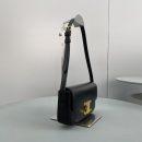1:1 Replica Celine Triomphe Shoulder Bag Black For Women 8in/20cm 194143BF4.38NO