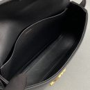 1:1 Replica Celine Triomphe Shoulder Bag Black For Women 8in/20cm 194143BF4.38NO