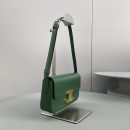 1:1 Replica Celine Triomphe Shoulder Bag Green For Women 8in/20cm