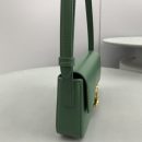 1:1 Replica Celine Triomphe Shoulder Bag Green For Women 8in/20cm