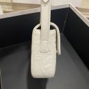 1:1 Replica Celine Triomphe Shoulder Bag In Quilted Triomphe Lambskin White For Women 8in/20cm 194143EF4.01BC