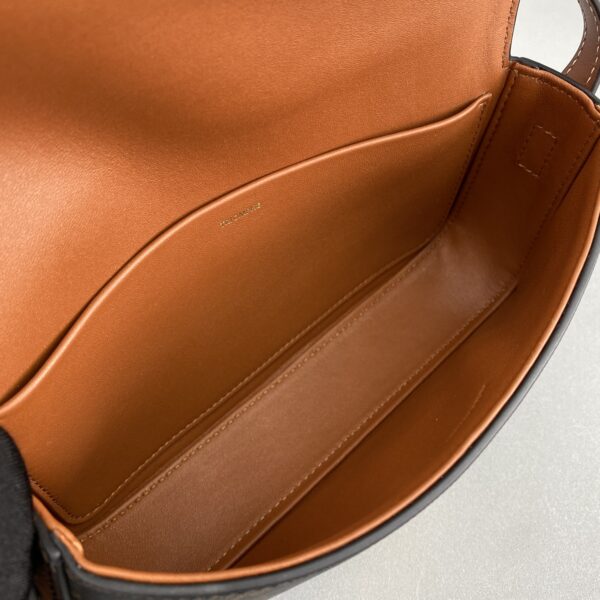 1:1 Replica Celine Triomphe Shoulder Bag In Triomphe Canvas Tan For Women 8in/20cm 194142CUZ.04LU