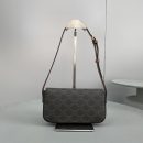1:1 Replica Celine Triomphe Shoulder Bag In Triomphe Canvas Tan For Women 8in/20cm 194142CUZ.04LU