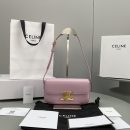 1:1 Replica Celine Triomphe Shoulder Bag Pink For Women 8in/20cm