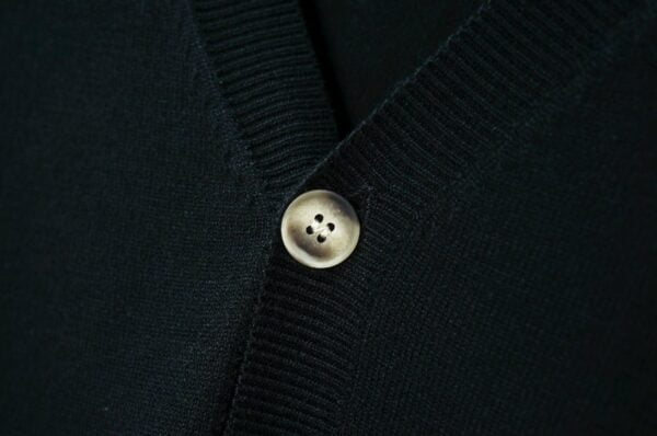 Celine V-Neck Cardigan Sweater Black For Men