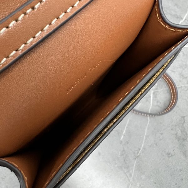 1:1 Replica Celine Vertical Mobile Pouch Triomphe Tan For Women 6in/19cm 10j092dqb.04LU - Image 5