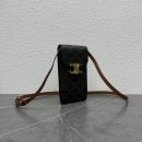 1:1 Replica Celine Vertical Mobile Pouch Triomphe Tan For Women 6in/19cm 10j092dqb.04LU