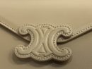 1:1 Replica Celine Wallet On Chain Triomphe Beige For Women 7in/19cm