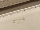 1:1 Replica Celine Wallet On Chain Triomphe Beige For Women 7in/19cm