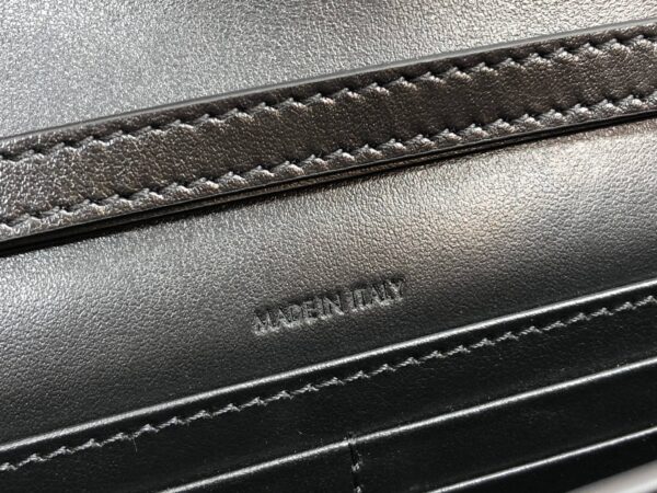 1:1 Replica Celine Wallet On Chain Triomphe Black For Women 7in/19cm  10J733DPV.38NO