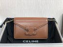 1:1 Replica Celine Wallet On Chain Triomphe Tan For Women 7in/19cm 10J733DPV.04LU