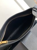 1:1 Replica Celine Wiltern Clutch Triomphe Soft Black/Brown For Women 31.5cm / 12in 113673FFJ.19BR