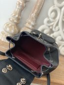 [REP 1:1] Chain Backpack Black/White/Grey For Women 7.9in / 20cm AS3530