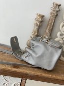 [REP 1:1] Chain Backpack Black/White/Grey For Women 7.9in / 20cm AS3530