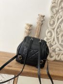 [REP 1:1] Chain Backpack Black/White/Grey For Women 7.9in / 20cm AS3530