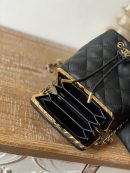 [REP 1:1] Chain Bucket Black/White For Women 5.5 in / 14 cm