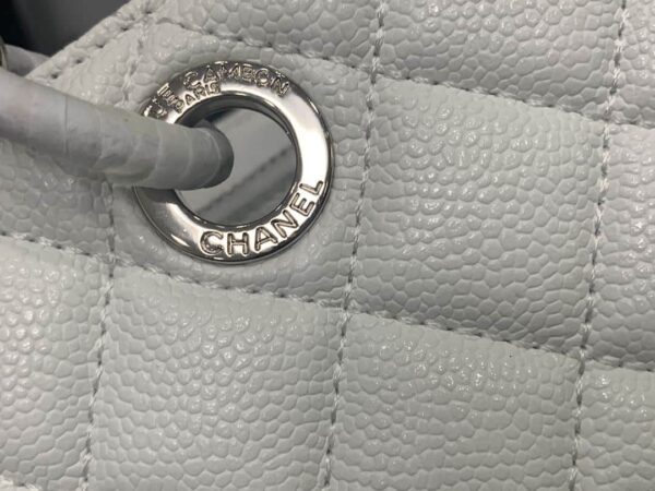 [REP 1:1] Chain Tote Shoulder Bag Black/White For Women 13in / 33cm A50995