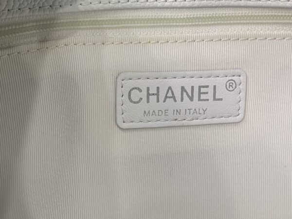 [REP 1:1] Chain Tote Shoulder Bag Black/White For Women 13in / 33cm A50995