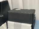[REP 1:1] Chain Tote Shoulder Bag Black/White For Women 13in / 33cm A50995