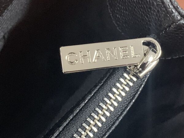 [REP 1:1] Chain Tote Shoulder Bag Black/White For Women 13in / 33cm A50995