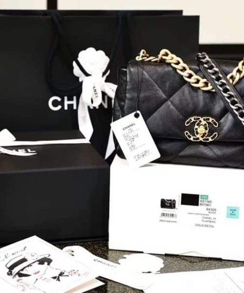 [REP 1:1] Chanel 19 Handbag 26cm Black For Women AS1160 B04852 94305