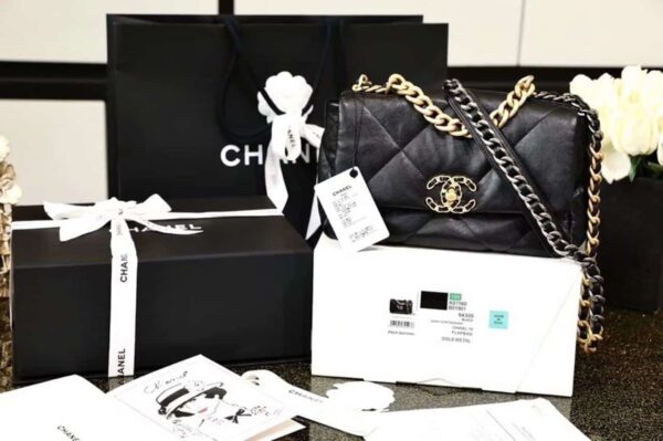 [REP 1:1] Chanel 19 Handbag 26cm Black For Women AS1160 B04852 94305