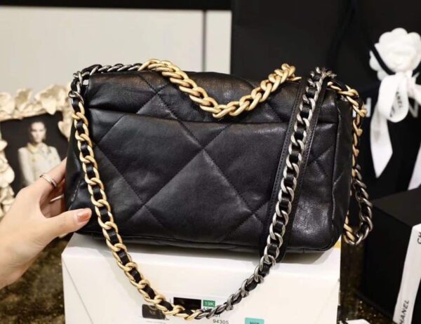 [REP 1:1] Chanel 19 Handbag 26cm Black For Women AS1160 B04852 94305