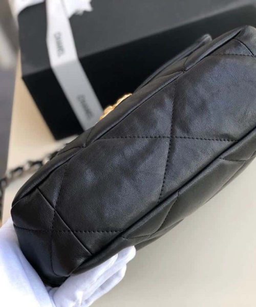 [REP 1:1] Chanel 19 HandBag Black For Women 10.1in/26cm AS1160