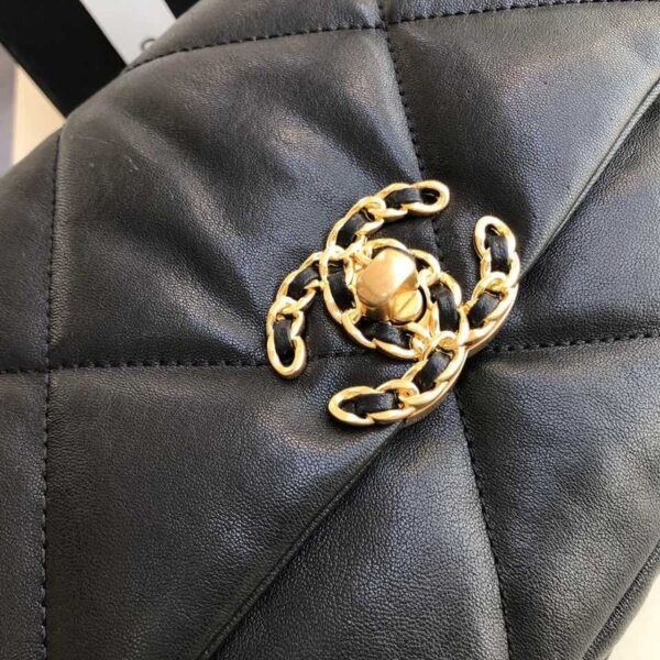[REP 1:1] Chanel 19 HandBag Black For Women 10.1in/26cm AS1160