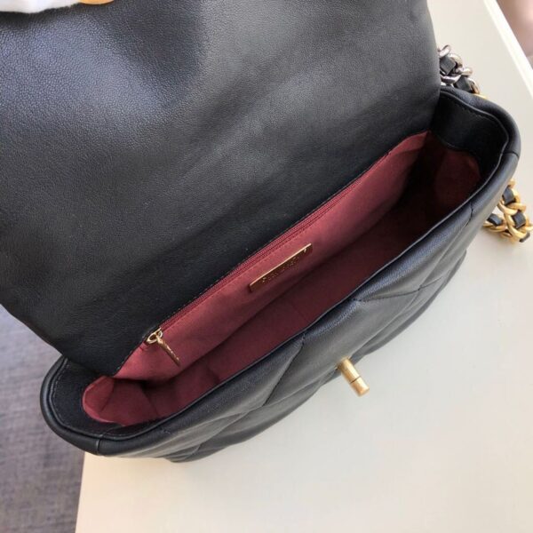[REP 1:1] Chanel 19 HandBag Black For Women 10.1in/26cm AS1160