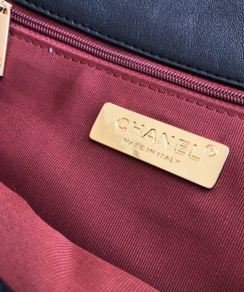 [REP 1:1] Chanel 19 HandBag Black For Women 10.1in/26cm AS1160