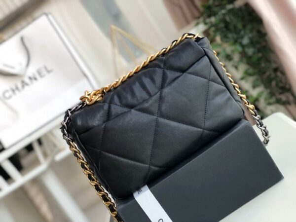 [REP 1:1] Chanel 19 HandBag Black For Women 10.1in/26cm AS1160