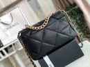 [REP 1:1] Chanel 19 HandBag Black For Women 11.8in/30cm
