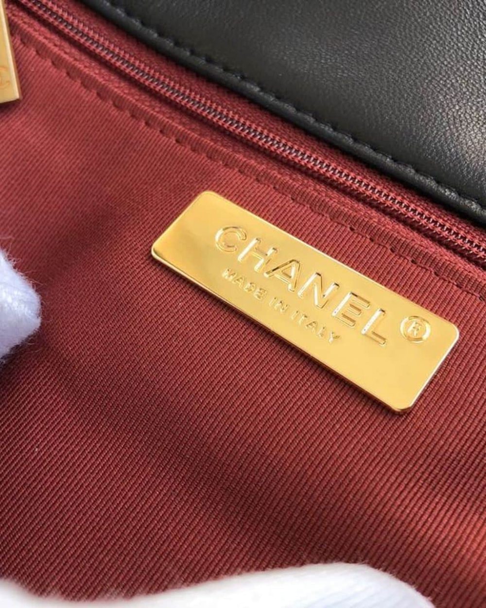 [REP 1:1] Chanel 19 HandBag Black For Women 11.8in/30cm